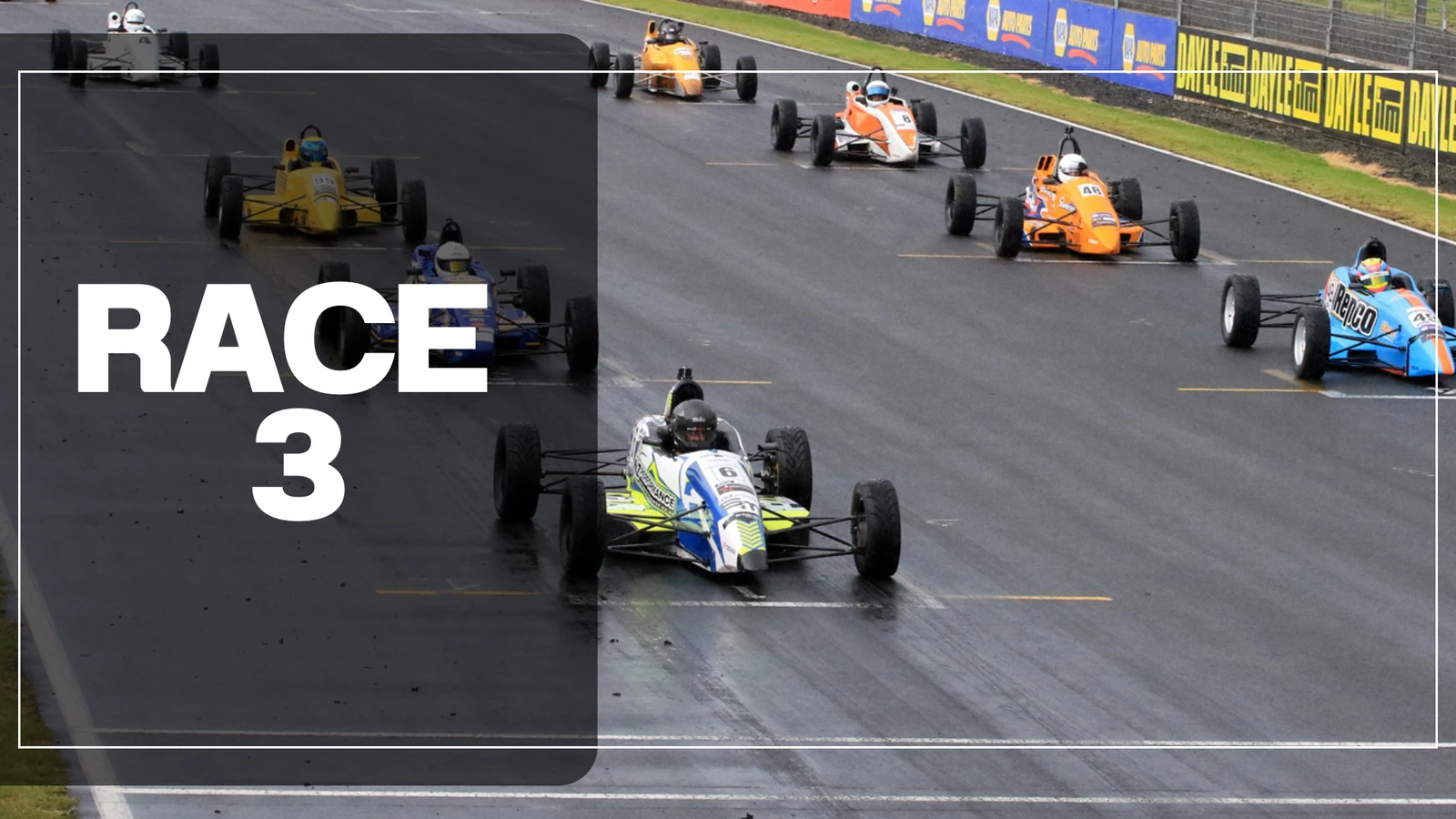 Blake Dowdall wins in wet conditions at Hampton Downs