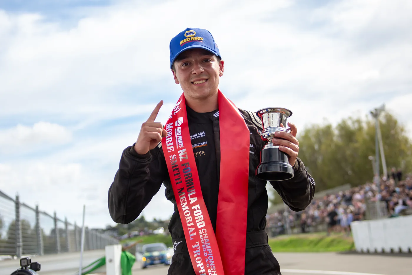 Blake Dowdall wins the 2025 NZ Formula Ford title at Manfeild