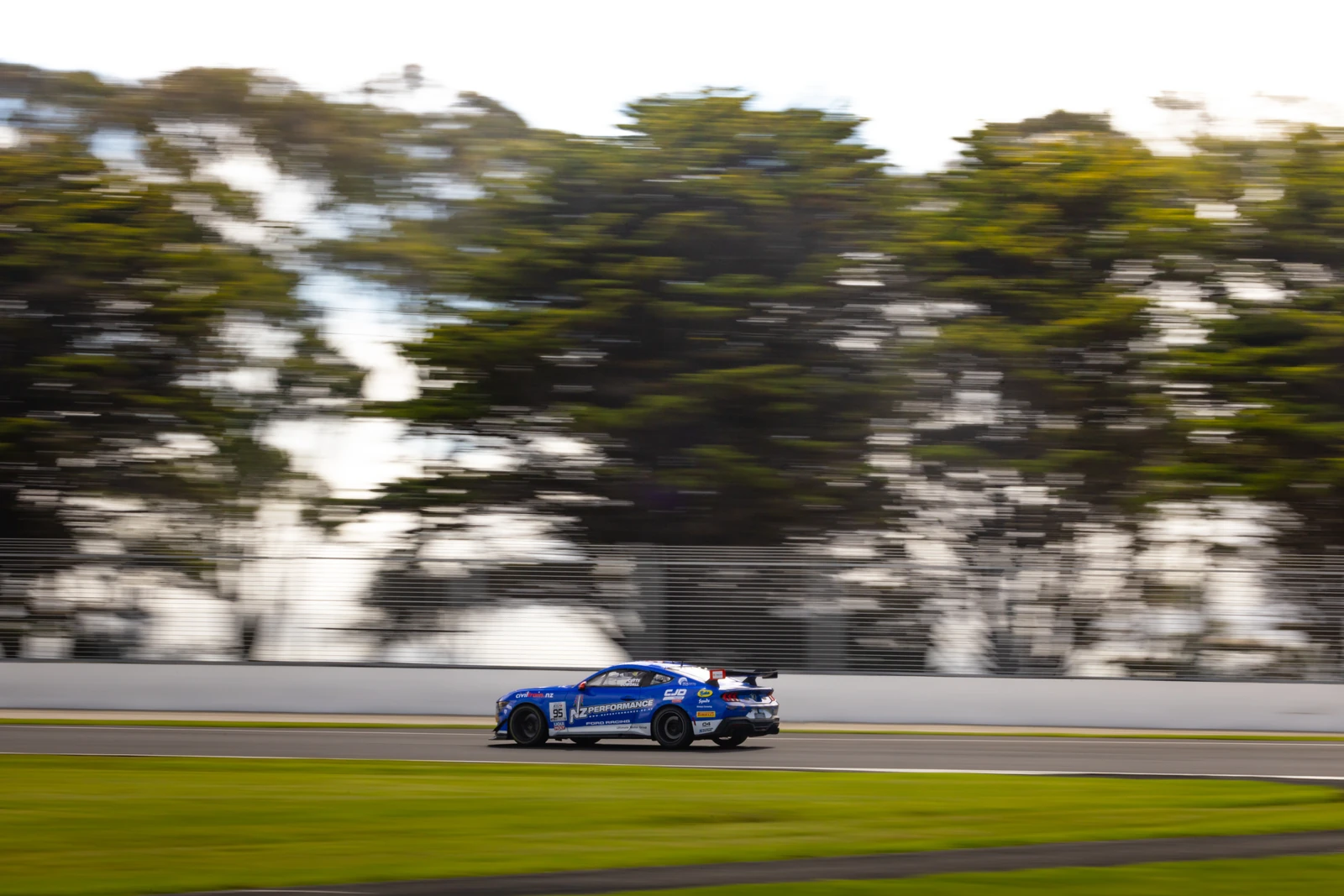 Blake Dowdall's #95 Ford Mustang GT4 at Phillip Island for GT4 Australia Round 1
