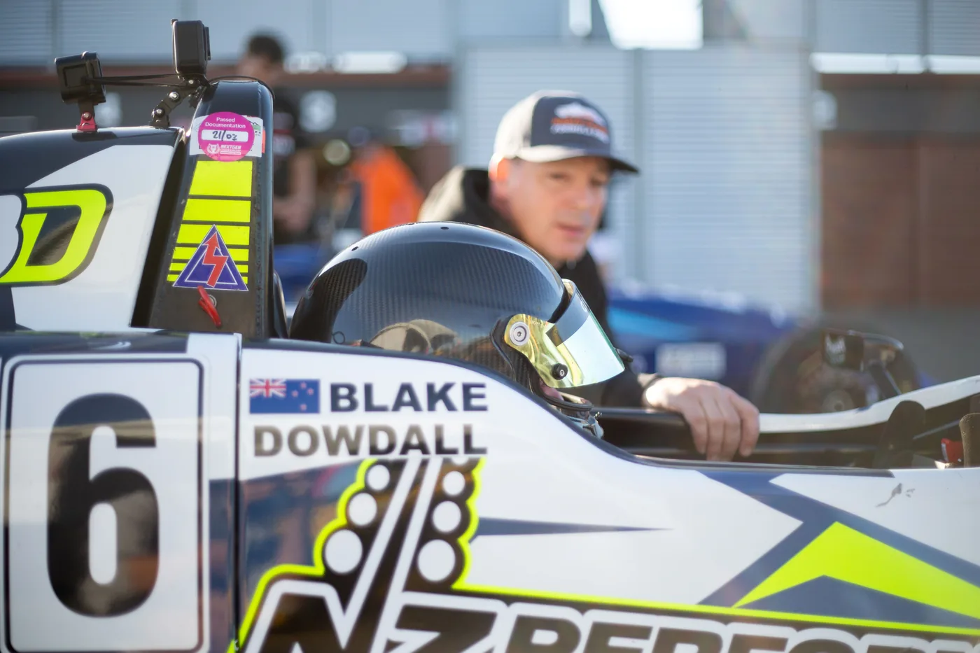 Blake Dowdall on track at Hampton Downs