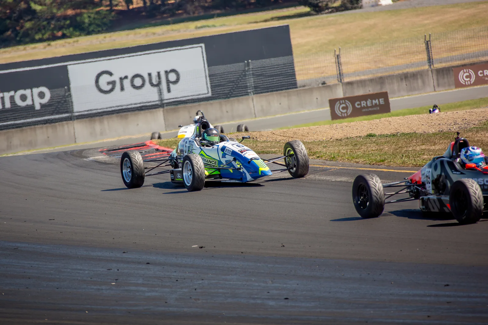 Blake Dowdall racing his #6 Formula Ford at Hampton Downs